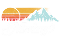 Retro Vibe Maine Vintage Mountains And Sun Great Gift T-Shirt