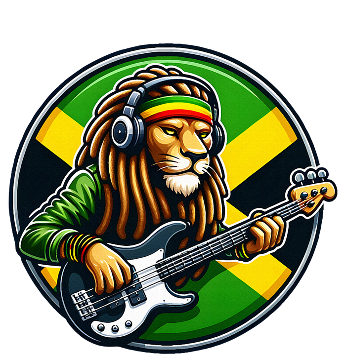 Jamaica Rastafarian Lion Guitar Jamaican Rasta Souvenir 2024 Hoodie