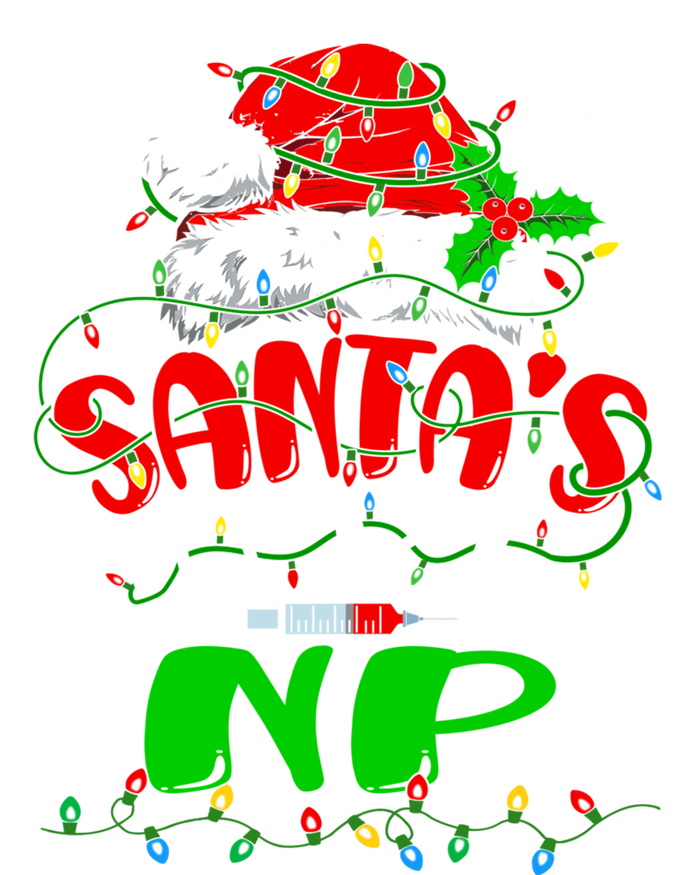 Santa Favorite Nurse Practitioner Christmas Np Nurse Gift T-Shirt