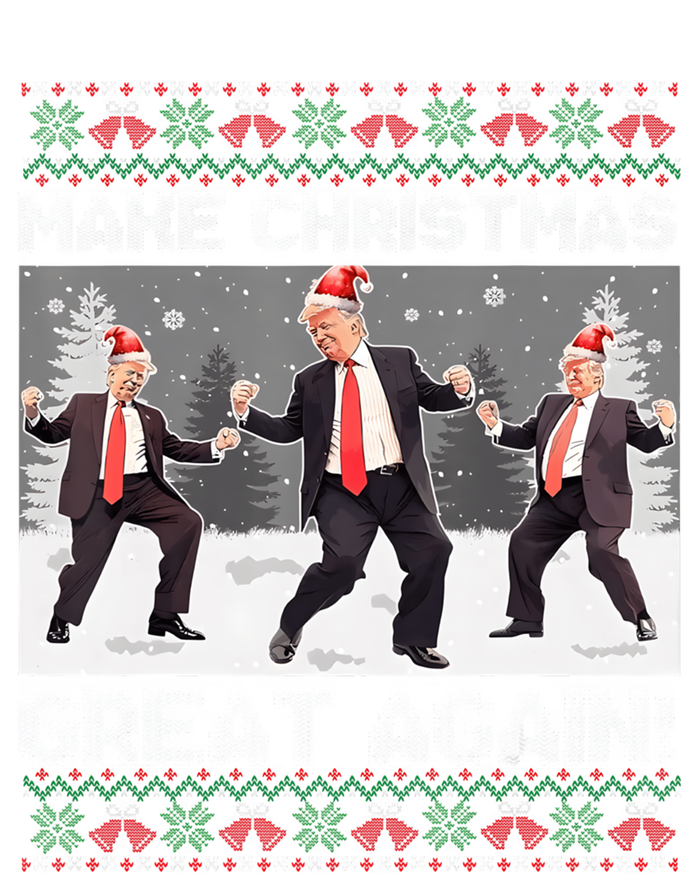 Santa Trump Dance Make Christmas Great Again Ugly Cool Gift Doggie Tank