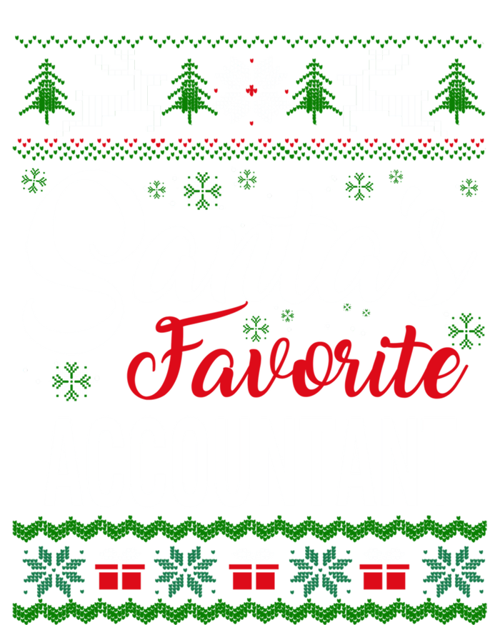 Santas Favorite Accountant Christmas Ugly Family Gift Premium Hoodie