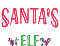 SantaS Favorite Elf Festive Christmas Family Holiday Gift Women's V-Neck T-Shirt