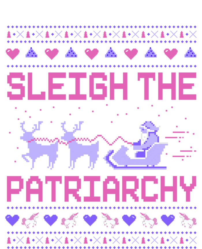 Sleigh The Patriarchy Feminist Feminism Meme Ugly Christmas Gift T-Shirt