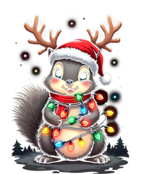 Squirrel Christmas 2024 With Lights And Holiday Xmas Funny Gift Premium Hoodie