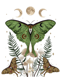 Fairy Grunge Fairycore Aesthetic Goth Luna Moth Mushroom T-Shirt