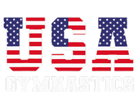 Gymnast Gymnastics Usa American Flag 4th Of July Womens Cotton Relaxed Long Sleeve T-Shirt