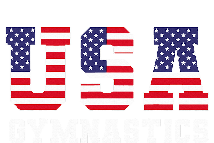 Gymnast Gymnastics Usa American Flag 4th Of July Womens Cotton Relaxed Long Sleeve T-Shirt