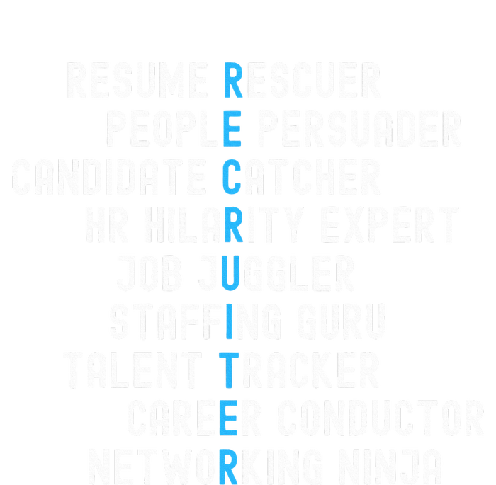 Funny Recruiter Definitions With Job Responsibilities Women's Pullover Hoodie