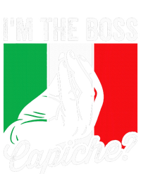 IM The Boss Capiche Funny Italian Nonno Nonna Saying Flexfit Unipanel Trucker Cap