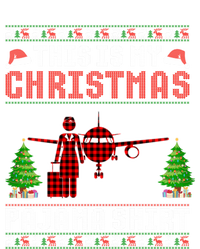 This Is My Christmas Pajama Flight Attendant Ugly Gift Ladies Long Sleeve Shirt