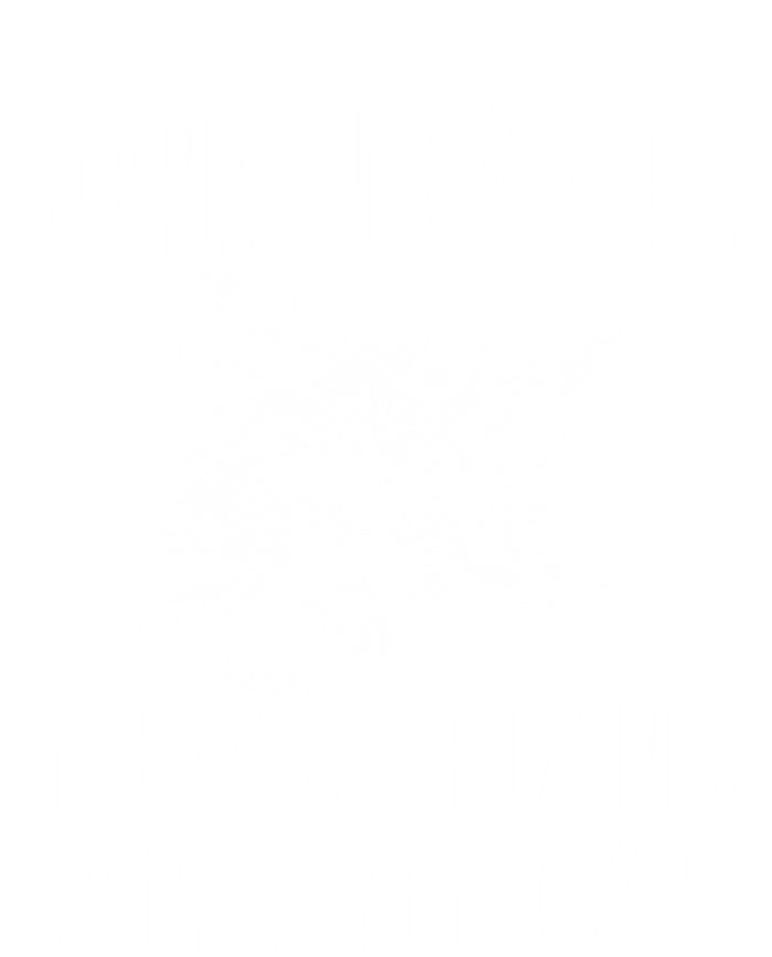 Sorry I CanT I Have Plans With My Cat Cute Cat Gift T-Shirt