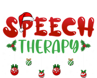 Speech Therapy Santa Hat Slp Speech Therapists Christmas Cool Gift T-Shirt