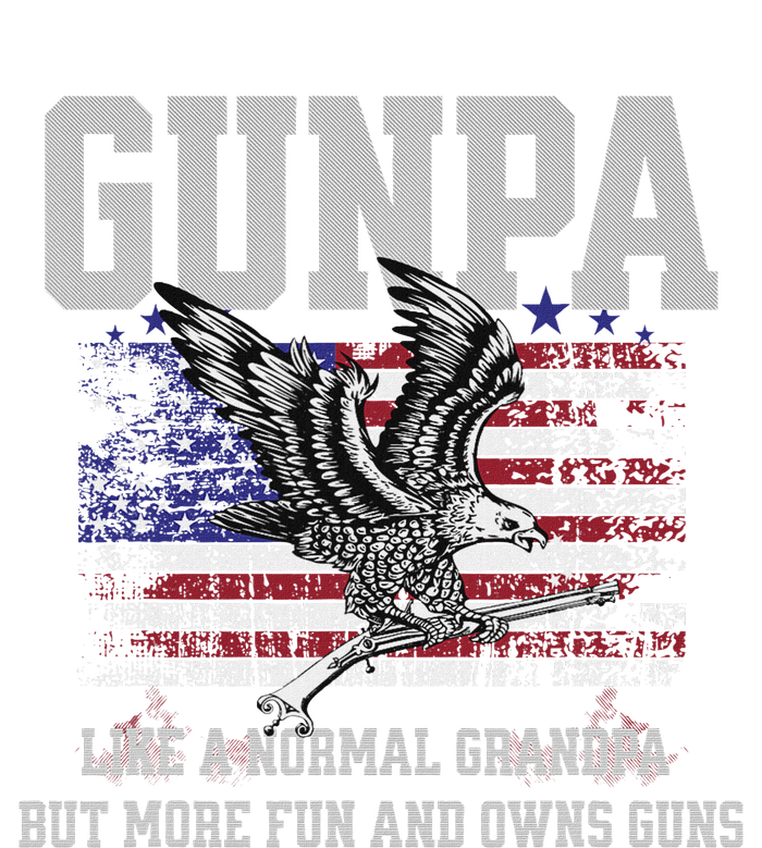 Cool Gunpa Like Normal Grandpa But Own Guns Design T-Shirt