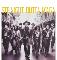 Straight Outta Maga Western Cowboy Outfit Trump 2024 Ladies PosiCharge Competitor Racerback Tank