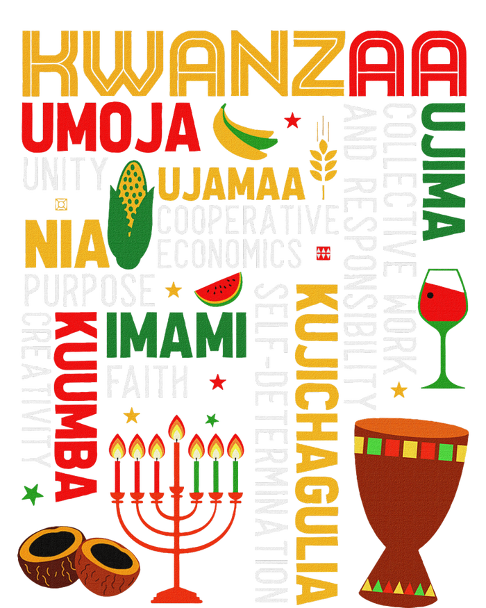 Seven Principles Of Kwanzaa Proud African American Holiday Toddler Long Sleeve Shirt