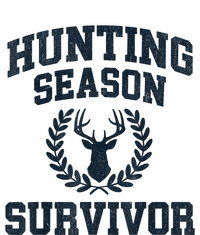 Funny Deer Hunting Season Survivor Vintage Women's Racerback Cropped Tank