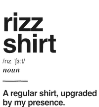 Funny Rizz Gen Z Gen Alpha Slang Charisma Meme Rizz Gift Women's Racerback Cropped Tank