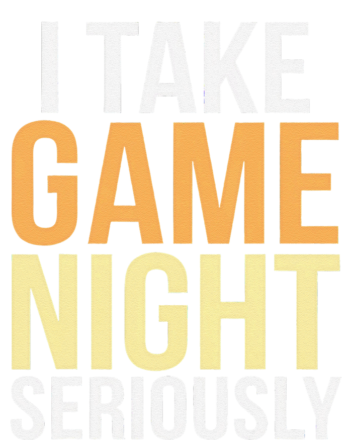 I Take Game Night Seriously Board Game Gift Snapback Five-Panel Rope Hat