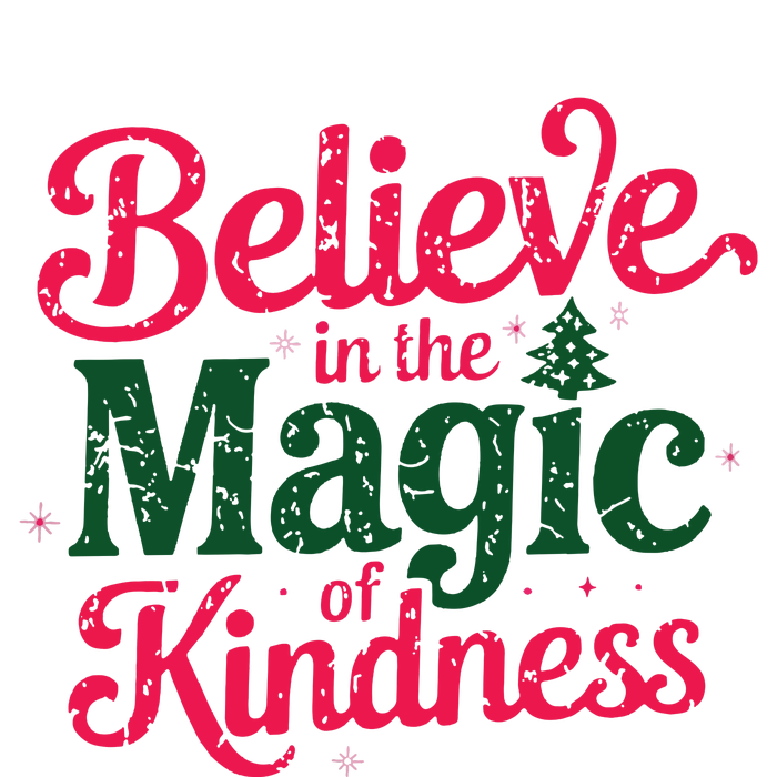 Believe In The Magic Of Kindness Christmas Positive Words Urban Pullover Hoodie