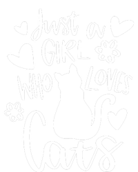 Just A Girl Who Loves Cats Cat Girl T-Shirt