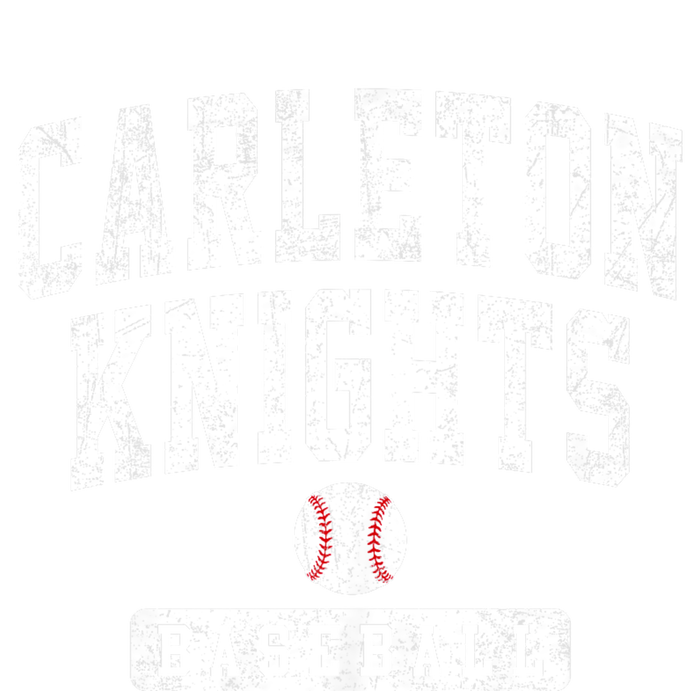 Carleton College Knights Baseball Arch Vintage Design T-Shirt