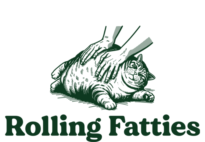 Rolling Fatties Cat Funny Hoodie