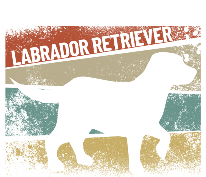 Retro Labrador Retriever Dog Breed Silhouette Lab T-Shirt