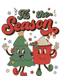 Vintage Christmas Tis The Season Christmas Tree Coffee Latte Gift T-Shirt