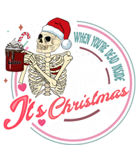 When YouRe Dead Inside But ItS Christmas Skeleton Humor Cute Gift Ladies Essential Tank