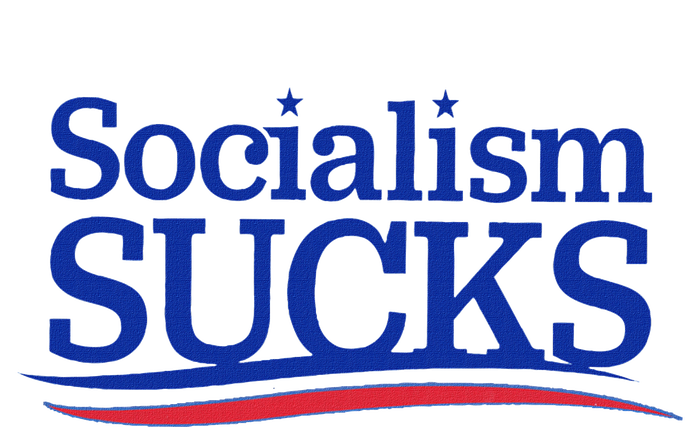 Socialism Sucks Ceramic Tree Ornament