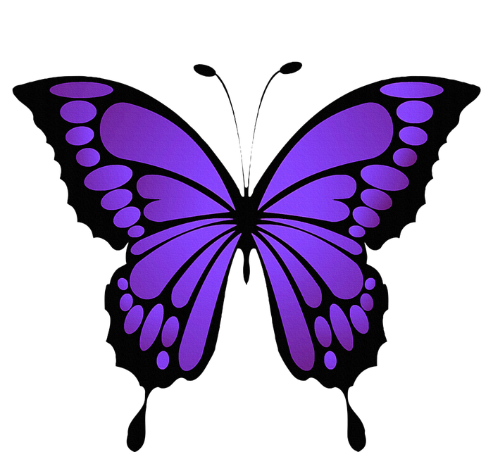 Vibrant Purple Butterfly T-Shirt