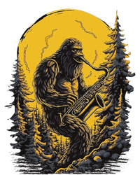 Bigfoot Playing Saxophone Aesthetic Sasquatch Saxophone Impact Tech Backpack