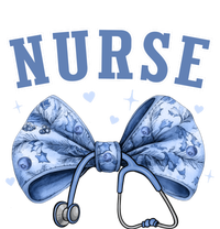 Blue Nurse Coquette Bow Stethoscope Nursing Medical Doctor Cool Gift T-Shirt