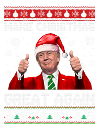 Make Christmas Great Again Xmas Funny Trump Santa Hat Pajamas Ugly T-Shirt