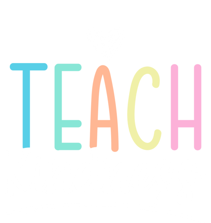 Teach Kindness Be Kind Inspirational Motivational Gift Striped Beanie with Solid Band