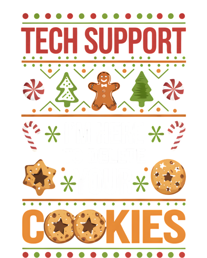 Tech Support Christmas Cookies Funny Christmas Gift Full-Length Apron With Pockets