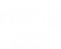 Clinton Connecticut Ct Vintage Sports Established Women's Perfect Tri Tunic Long Sleeve Shirt