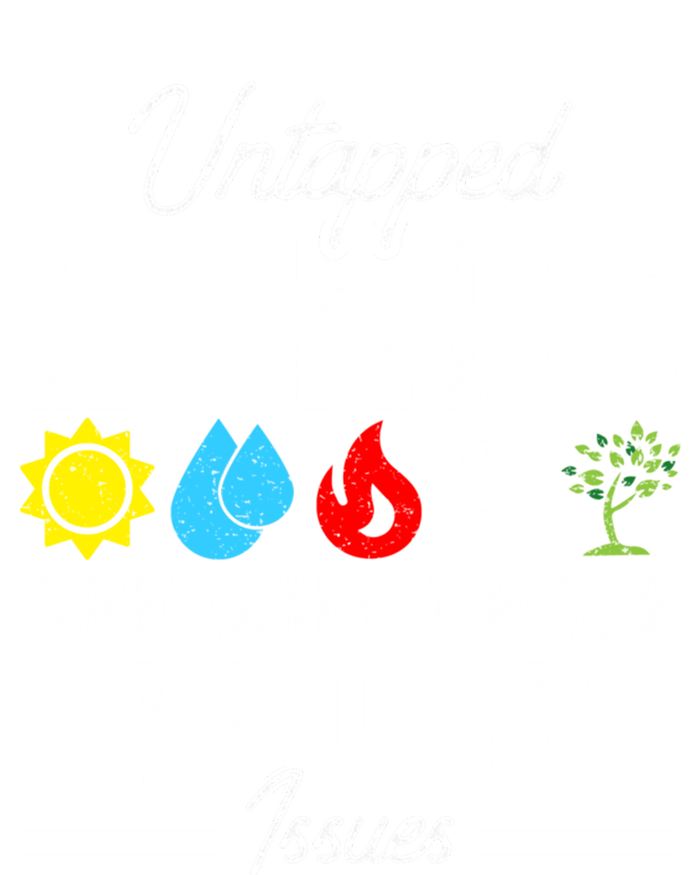 Untapped Lands Trust Issues Funny Magic Geek Tcg Gift T-Shirt