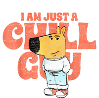 IM Just A Chill Guy Funny Meme Women's Long Sleeve Flannel Pajama Set 