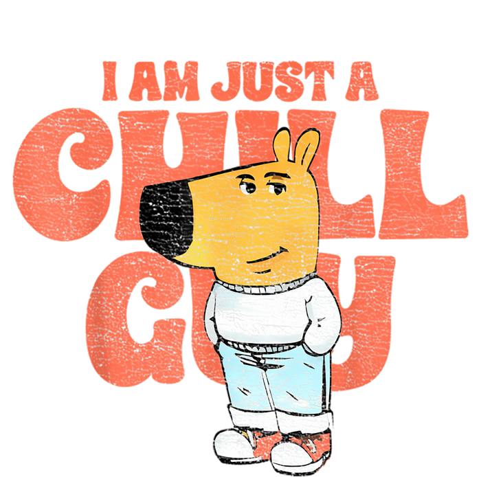 IM Just A Chill Guy Funny Meme Women's Long Sleeve Flannel Pajama Set 