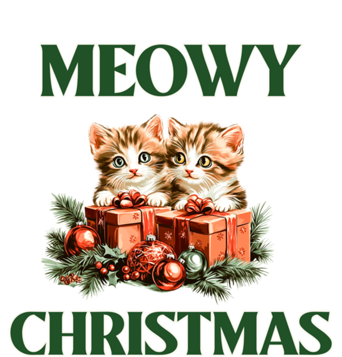 Adorable Meowy Christmas Xmas Holiday Kitty Kittens Gift T-Shirt