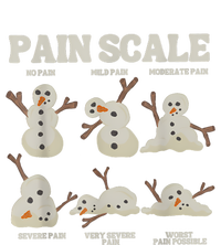 Pain Scale Snowman Funny Nurse Christmas Icu Nurse T-Shirt