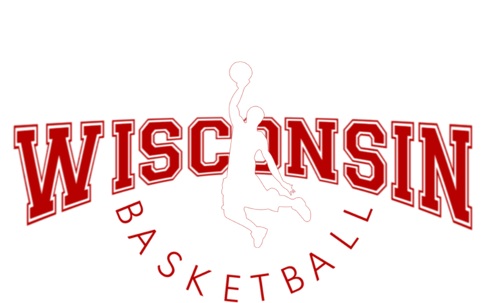 Wi Hoops Fan The Badger State Souvenir Wisconsin Basketball Gift Tank Top