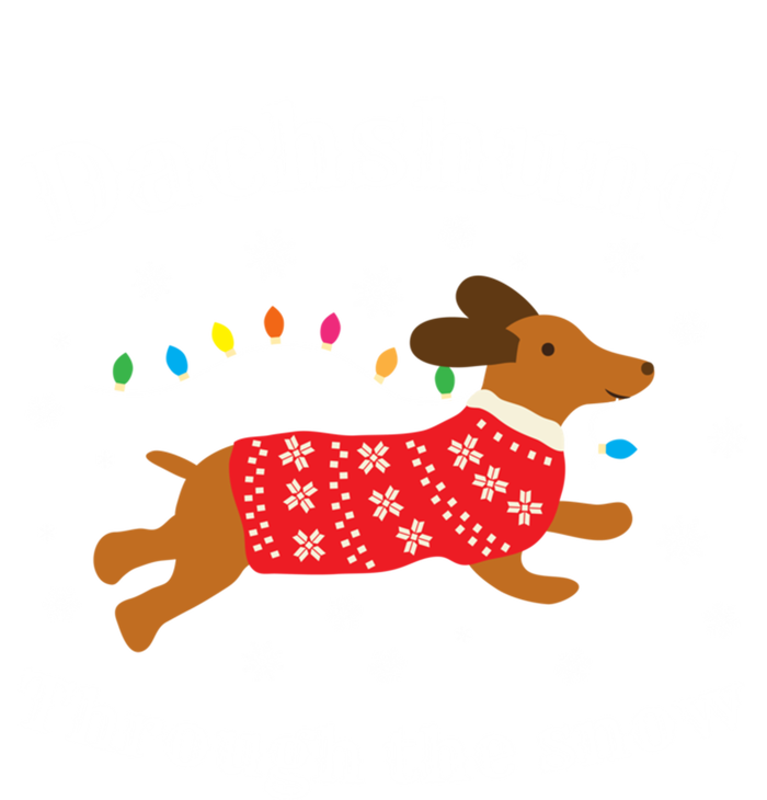 Dachshund Through The Snow Funny Gift T-Shirt