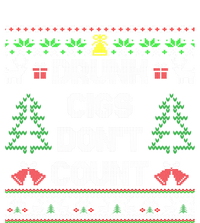 Drunk Cigs DonT Count Ugly Christmas Gift Kids Sweatshirt