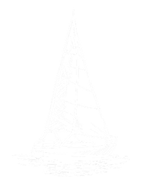 Sailor Boating Anchor Simple Line Drawing Sailboat Sailing T-Shirt