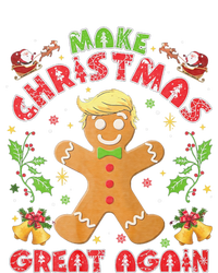 Funny Trump Gingerbread Man Make Christmas Great Again 2024 T-Shirt