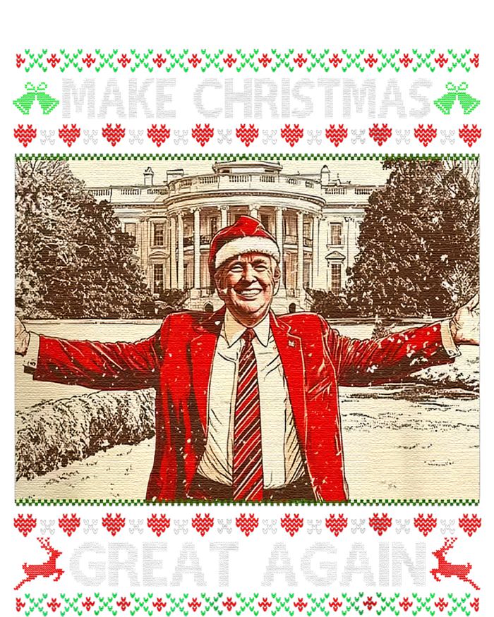 Funny Trump Make Christmas Great Again Xmas Family Pajamas T-Shirt