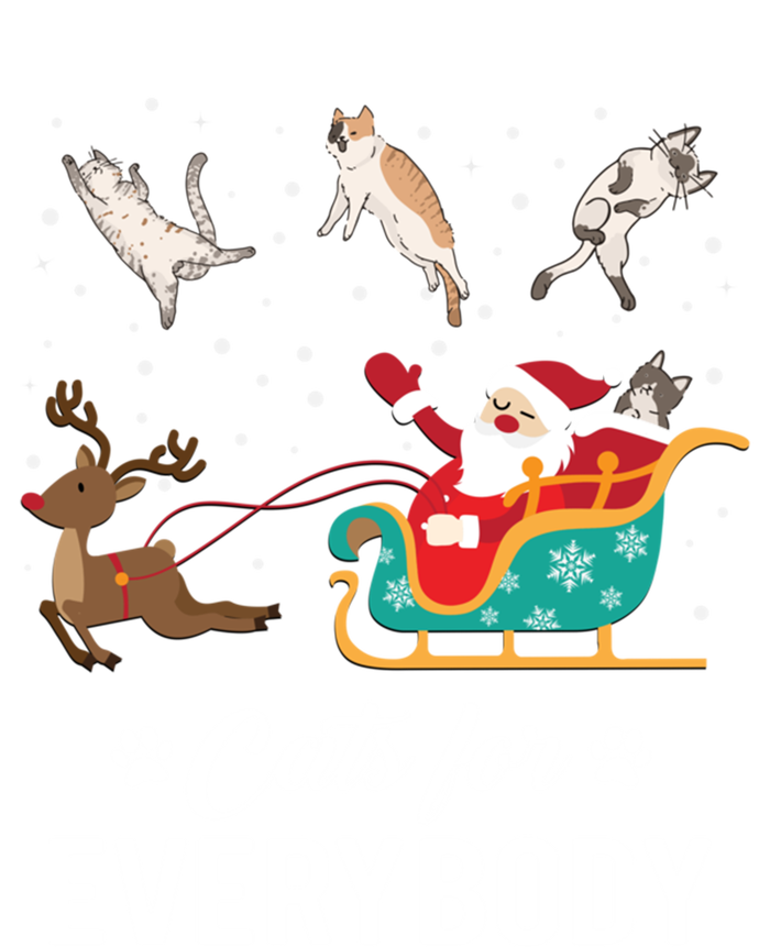 Cats For Everybody Christmas Cat Funny Xmas Santa Gift Toddler T-Shirt