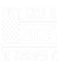 They Tried It He Trumped It 2025 Women's Crop Top Tee